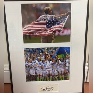 Framed Soccer Team Photo with Autograph